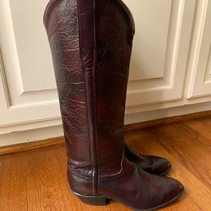 Tony Lama Vintage Western Cowboy Boots 5 1/2